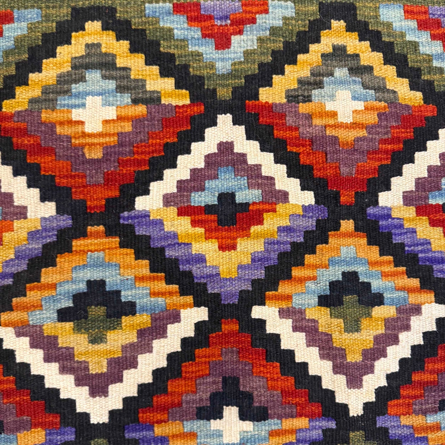 Handmade Vegetable Kelim 5' 0" x 6' 6" (ft) - No. G36678