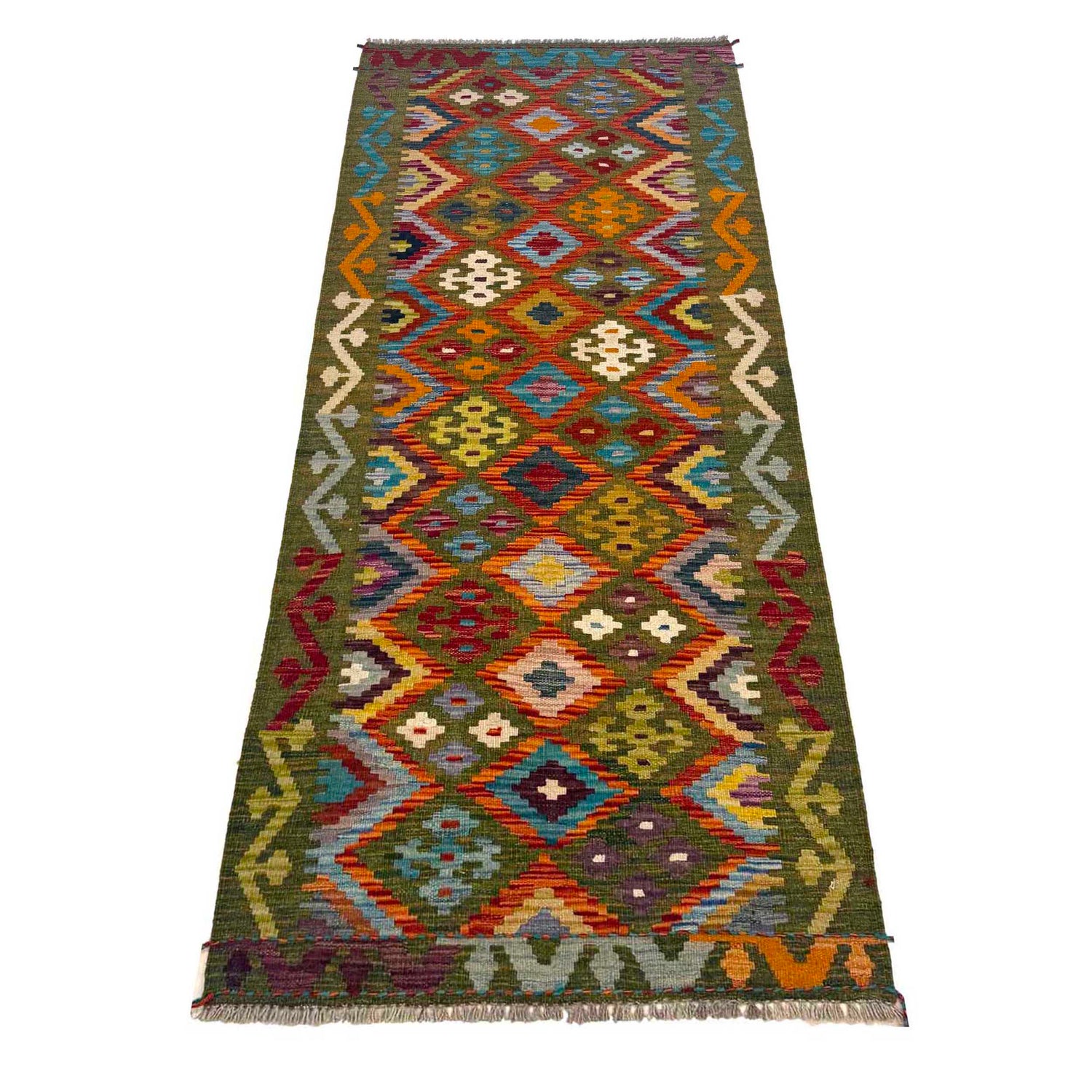 Vegetable Kilim Runner 2' 6" x 6' 8" (ft)- No. G36679