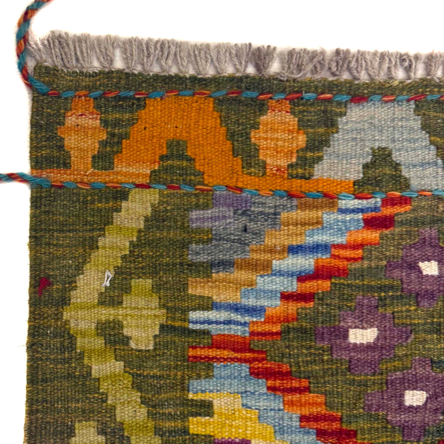 Vegetable Kilim Runner 2' 6" x 6' 8" (ft)- No. G36679