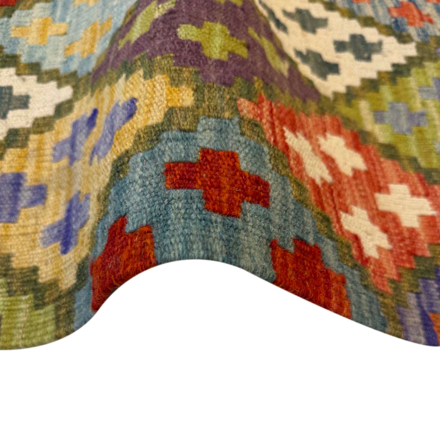 Handmade Vegetable Kilim 3' 5" x 5' 0" (ft) - No. G36680