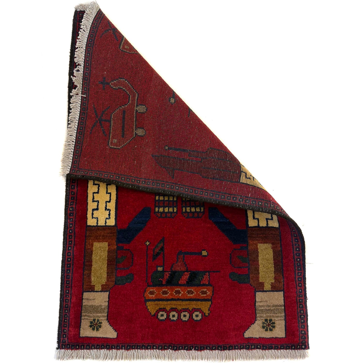War Rug 2' 0" x 2' 11" (ft) - No. G36685