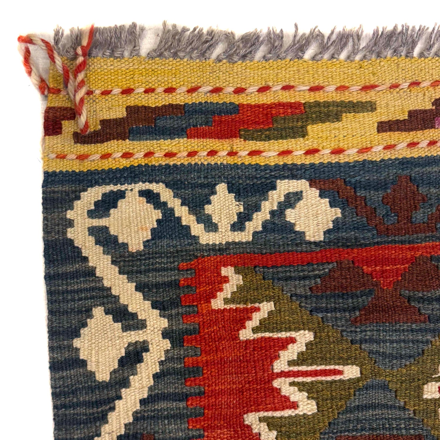 Handmade Vegetable Kilim 5' 10" x 8' 2" (ft) - No. G36687