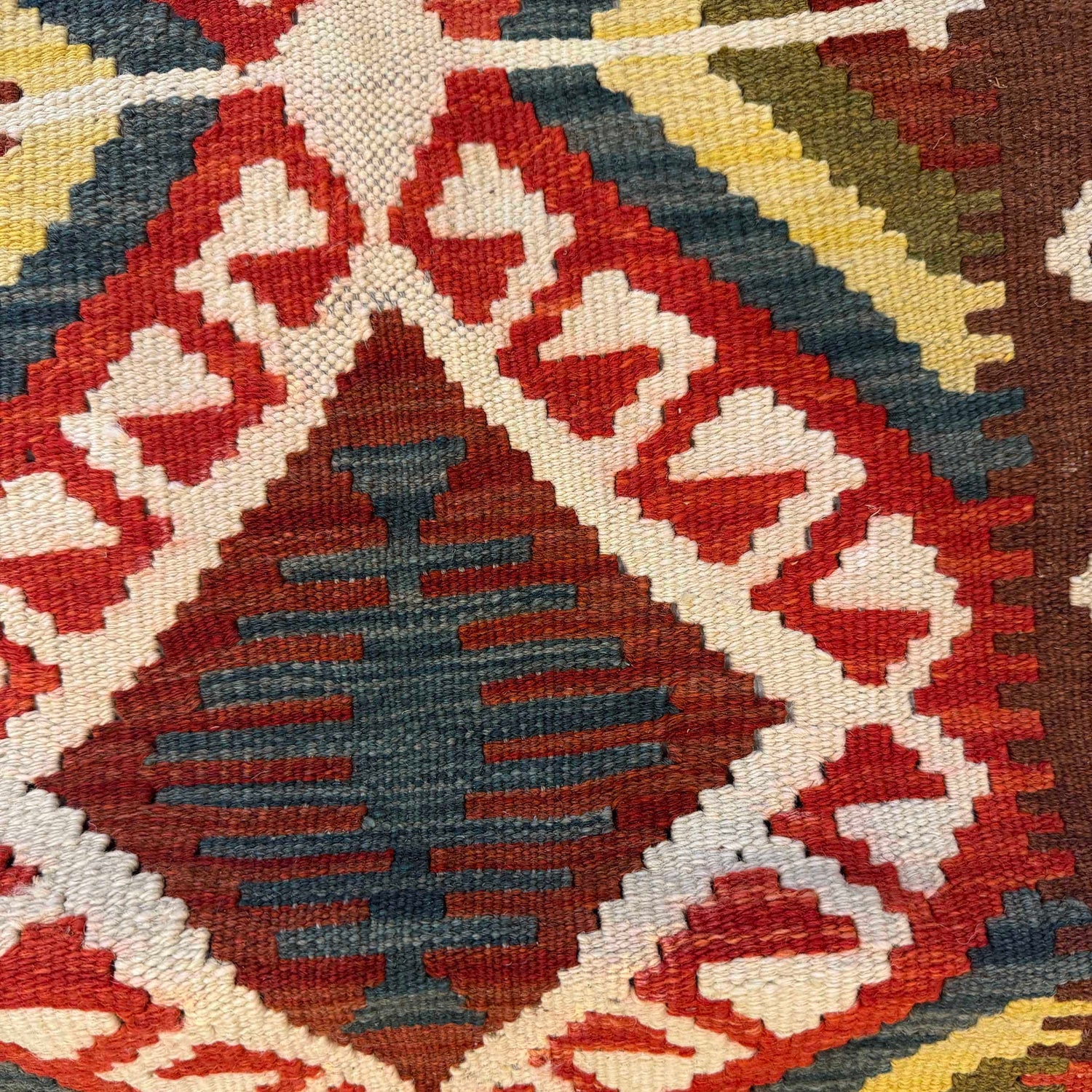 Handmade Vegetable Kilim 5' 10" x 8' 2" (ft) - No. G36687