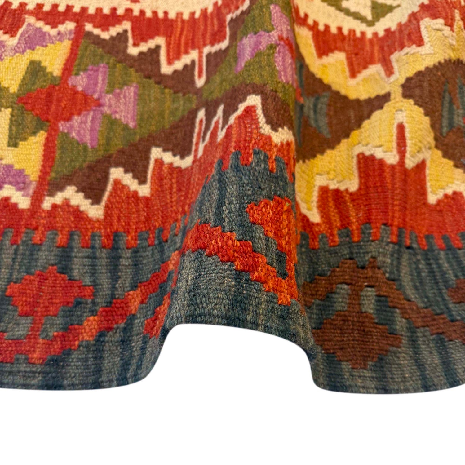 Handmade Vegetable Kilim 5' 10" x 8' 2" (ft) - No. G36687