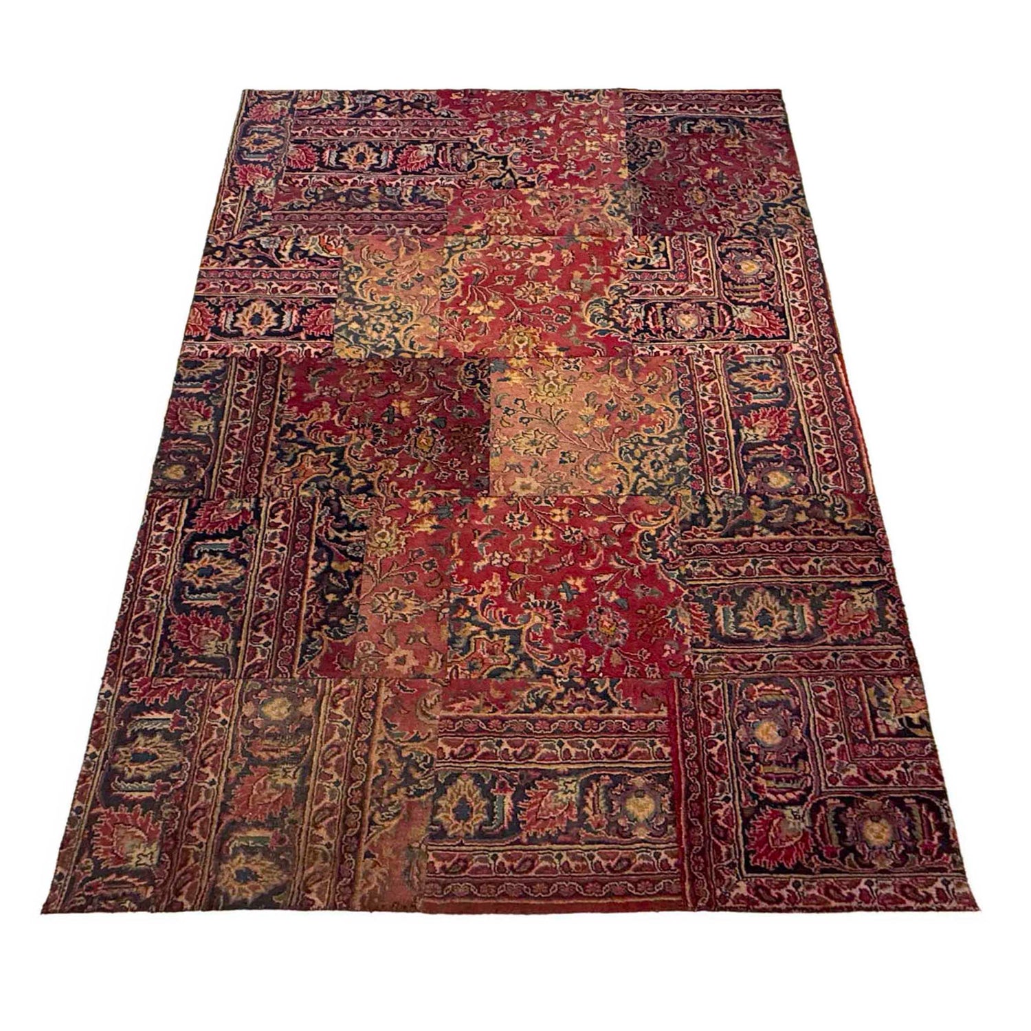 Vintage Patchwork Rug 5' 0" x 7' 10" (ft) - No. G36688