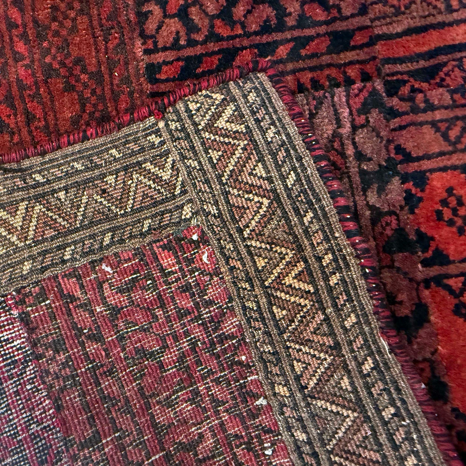 Traditional Handmade Patchwork Rug 4' 1" x 5' 11" (ft) - No. G36689