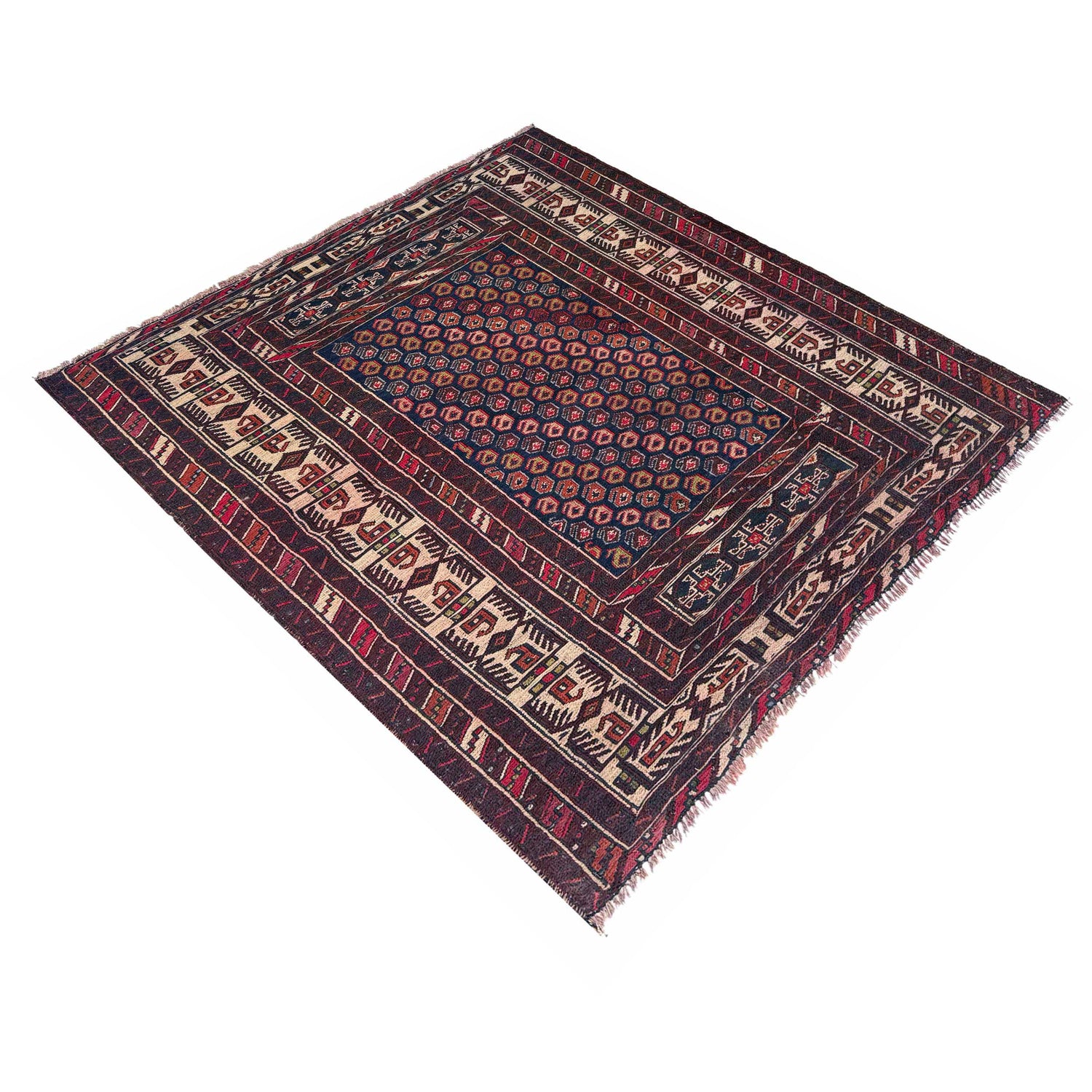 Hand Knotted Premium Quality Kelim 3' 9" x 4' 1" (ft) - No. G36713