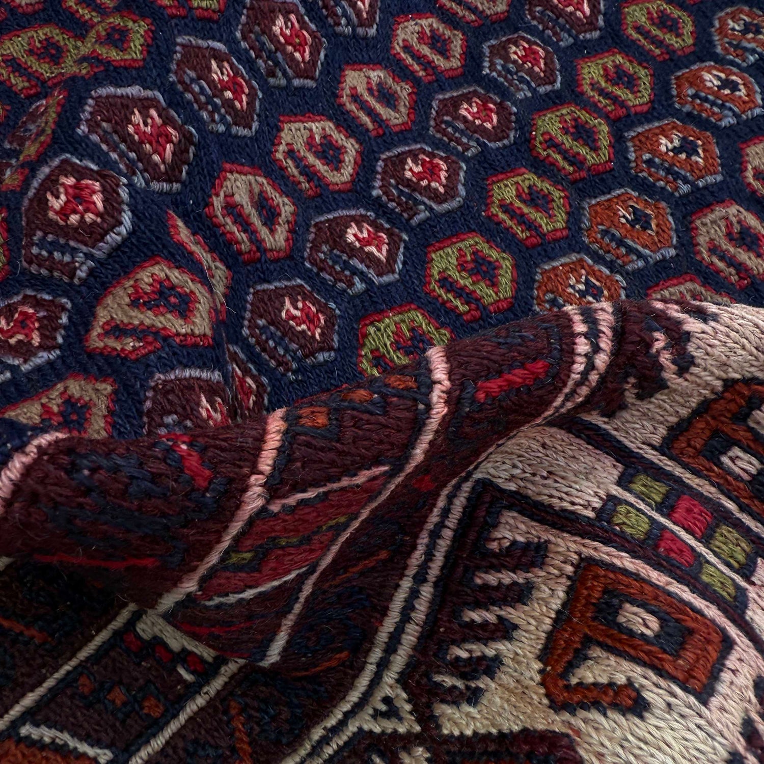 Hand Knotted Premium Quality Kelim 3' 9" x 4' 1" (ft) - No. G36713