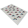 Handmade Embroidery Kilim 3' 3" x 5' 9" (ft) - No. G37358