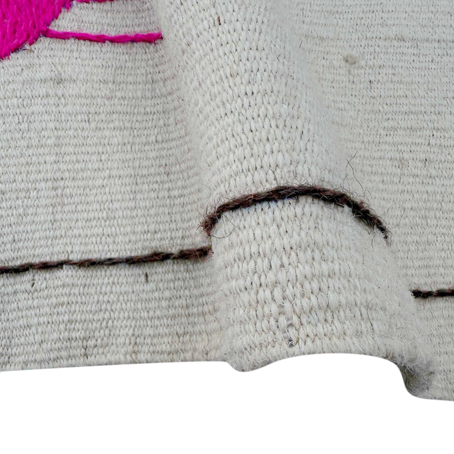 Handmade Embroidery Kilim 3' 3" x 5' 9" (ft) - No. G37358