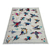 Pakistani Embroidery Kelim 3' 9" x 6' 4" (ft) - No. G37360