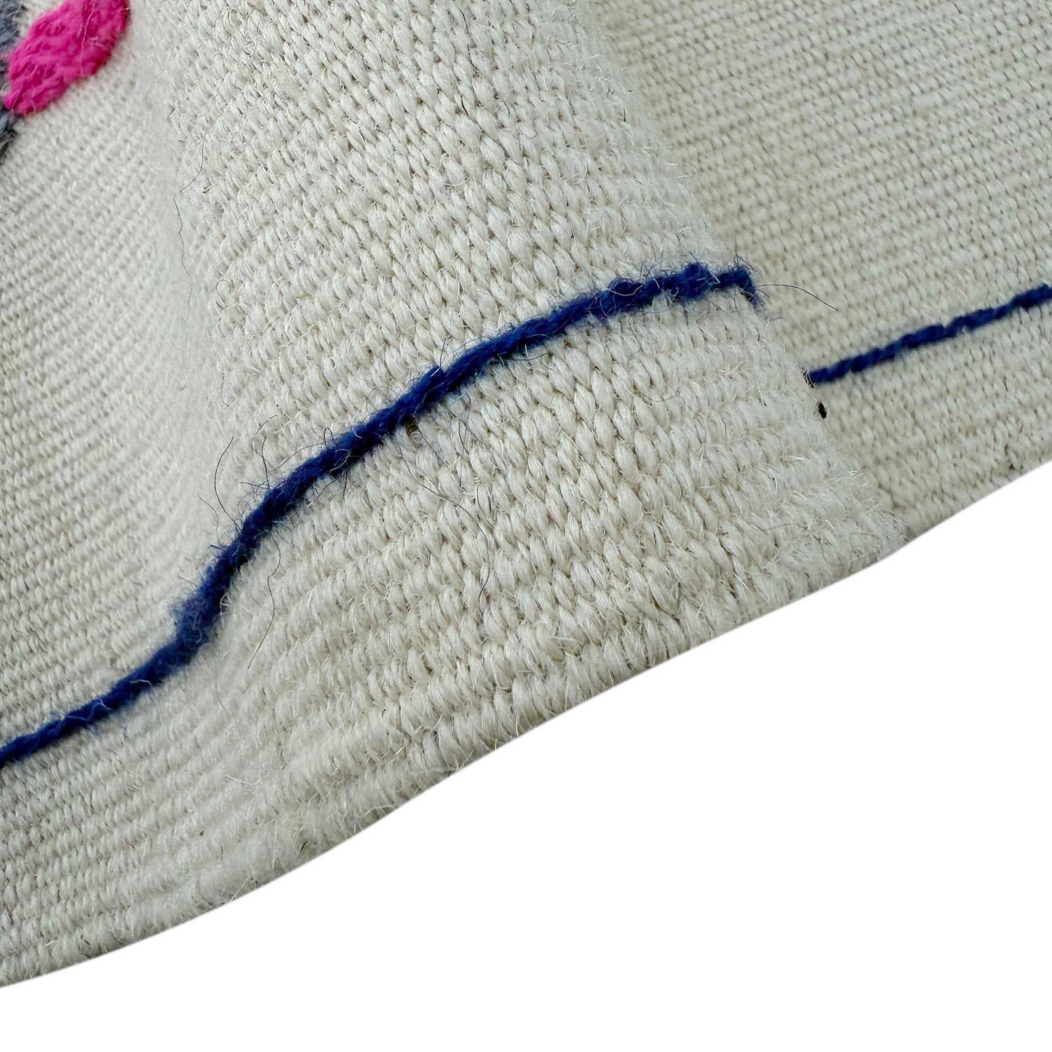 Pakistani Embroidery Kelim 3' 9" x 6' 4" (ft) - No. G37360