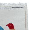 Handmade Embroidery Kilim 3' 2" x 5' 0" (ft) - No. G37361