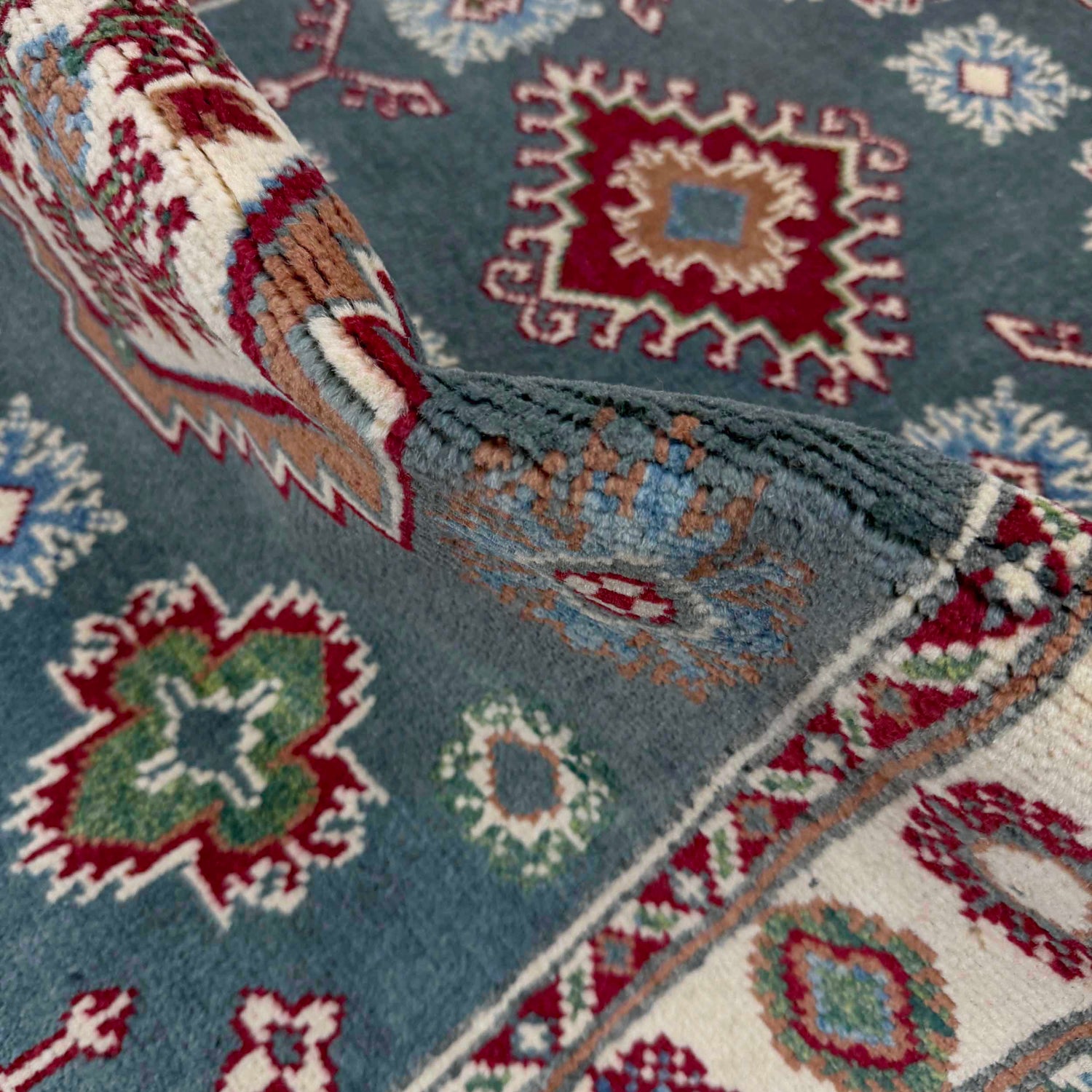 Oriental Kazak Runner 2' 6" x 9' 9" (ft) - No. G37555