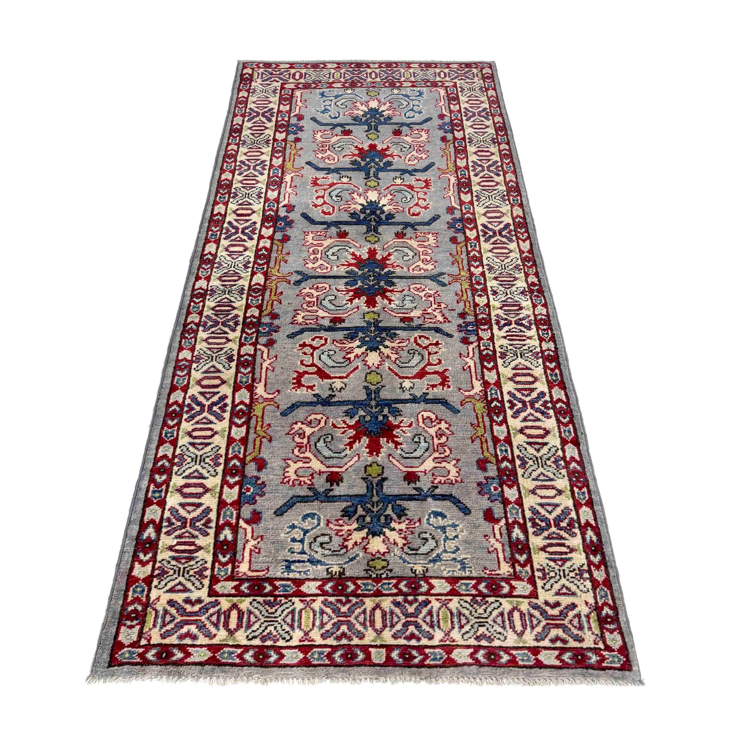 Multi Color Kazak Runner 2' 7" x 6' 5" (ft) - No. G37556