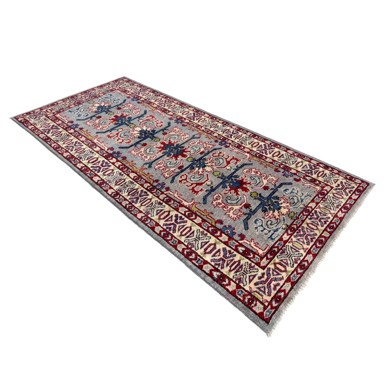 Multi Color Kazak Runner 2' 7" x 6' 5" (ft) - No. G37556