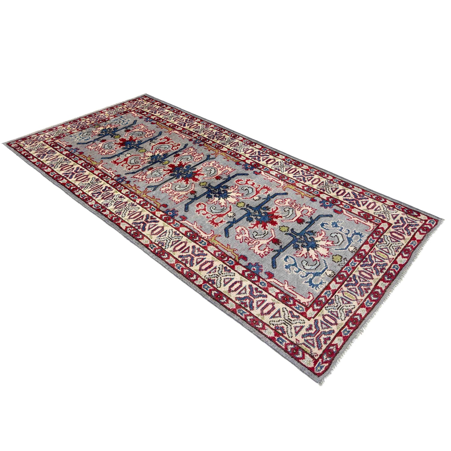 Multi Color Kazak Runner 2' 7" x 6' 5" (ft) - No. G37556