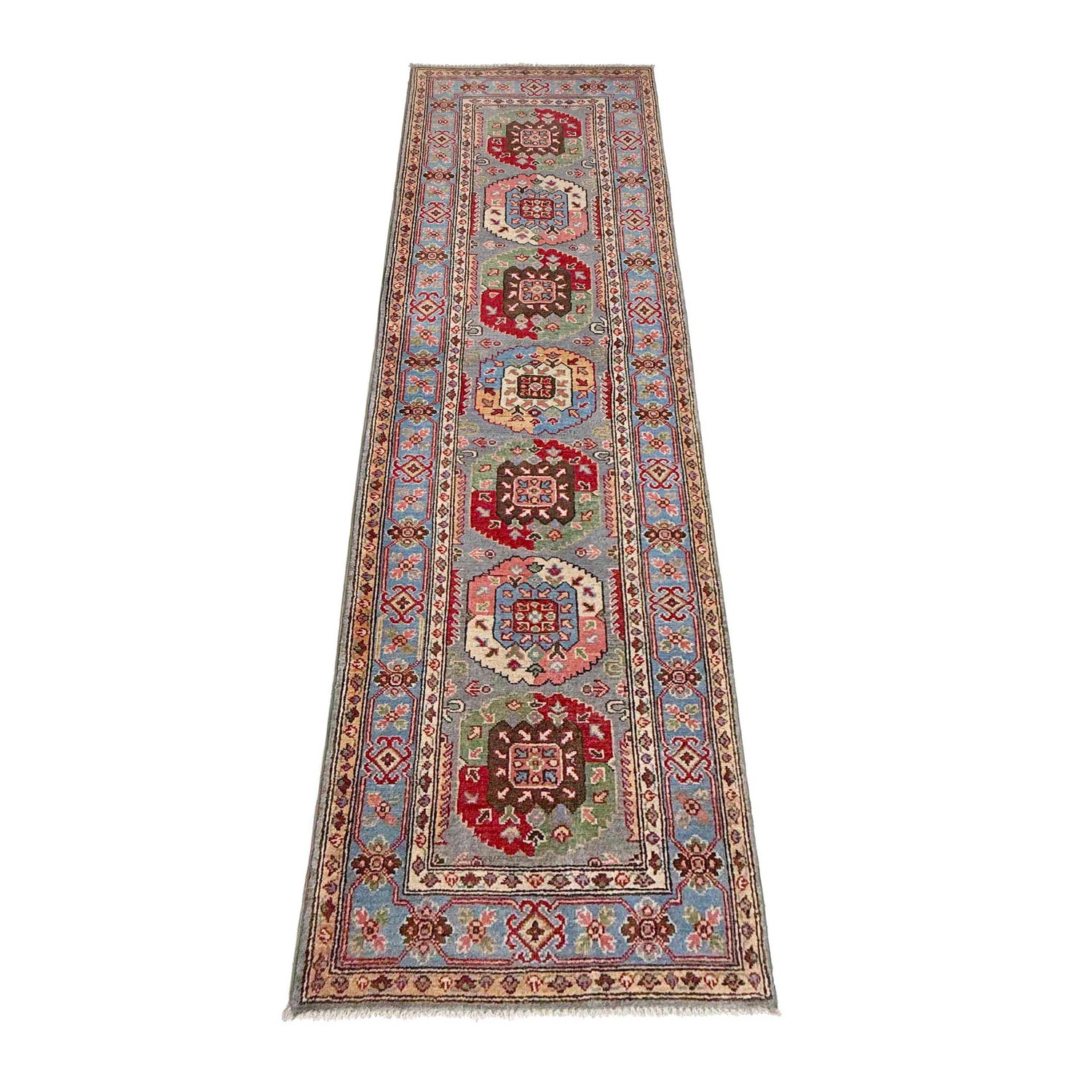 Traditional Style Waziri Carpet Runner 2' 7" x 9' 10" (ft) - No. G37560