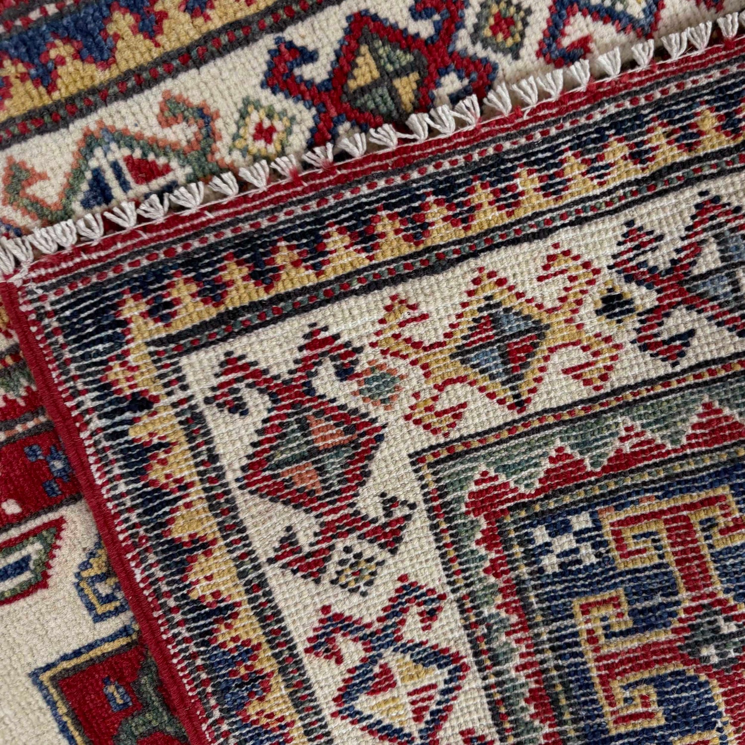 Multi Color Kazak Runner 2' 6" x 9' 8" (ft) - No. G37561