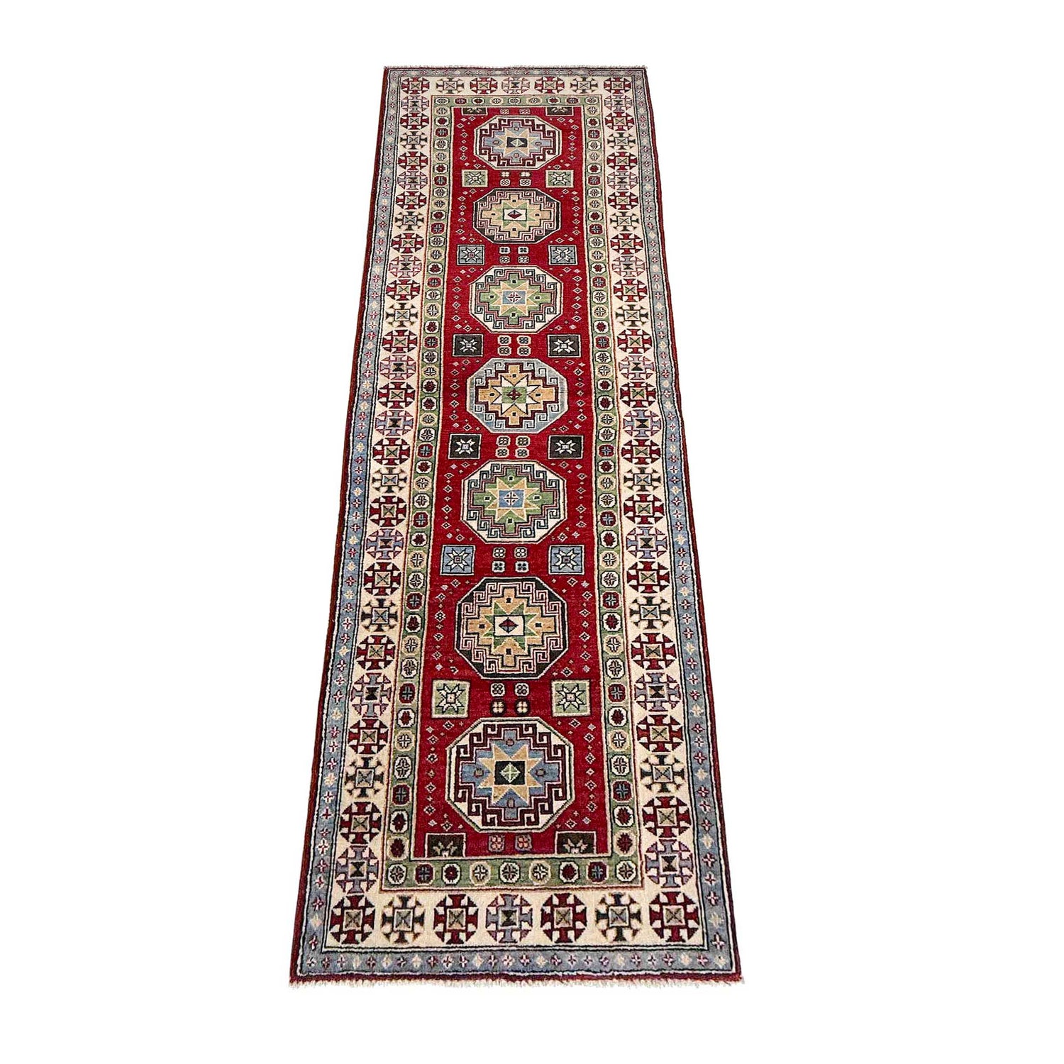 Oriental Kazak Runner 2' 8" x 9' 10" (ft) - No. G37562