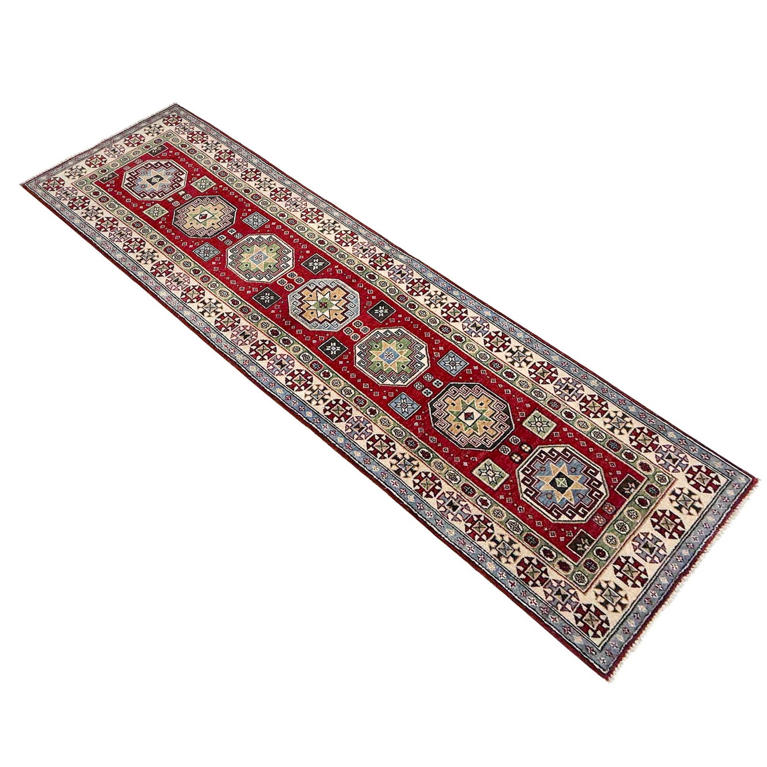 Oriental Kazak Runner 2' 8" x 9' 10" (ft) - No. G37562