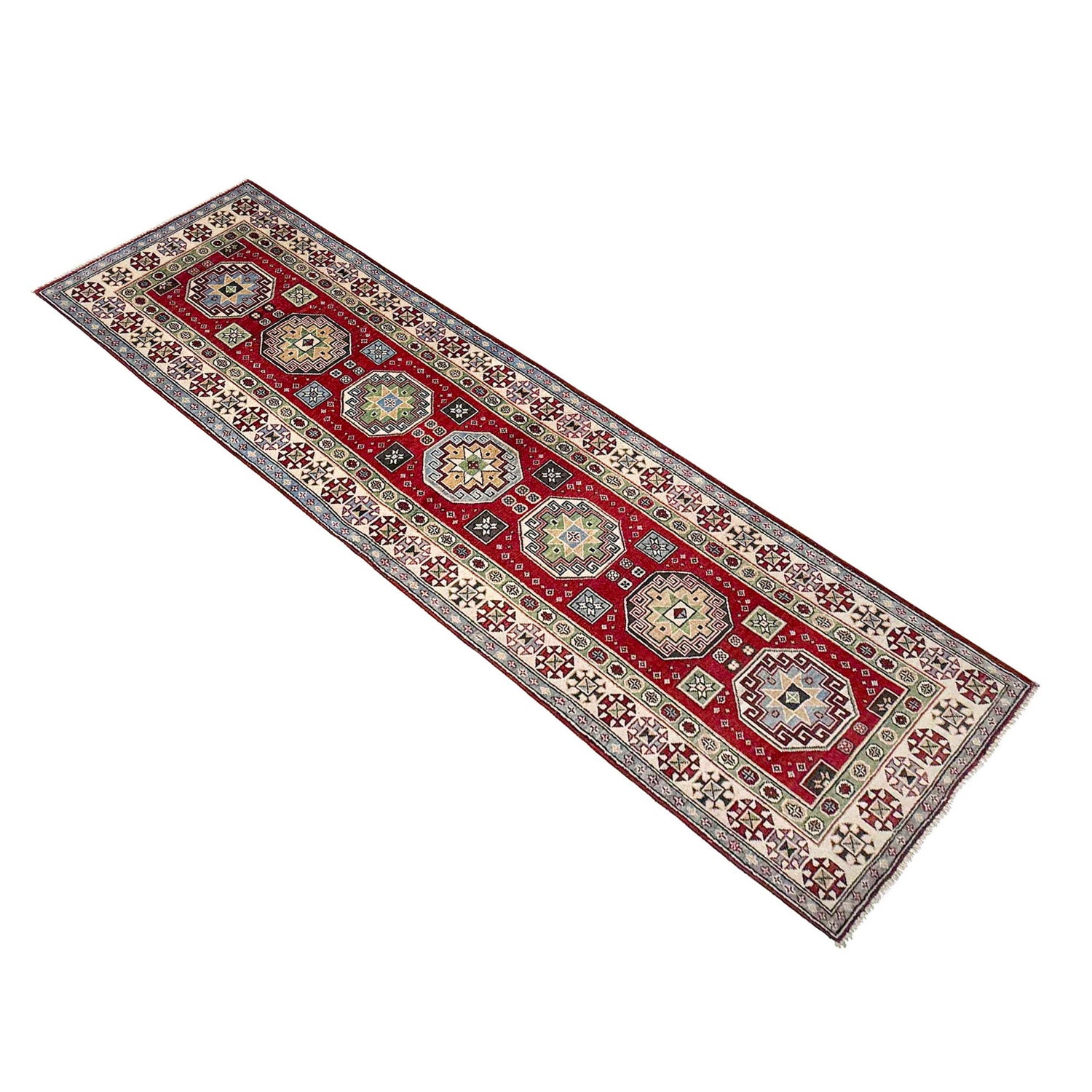 Oriental Kazak Runner 2' 8" x 9' 10" (ft) - No. G37562