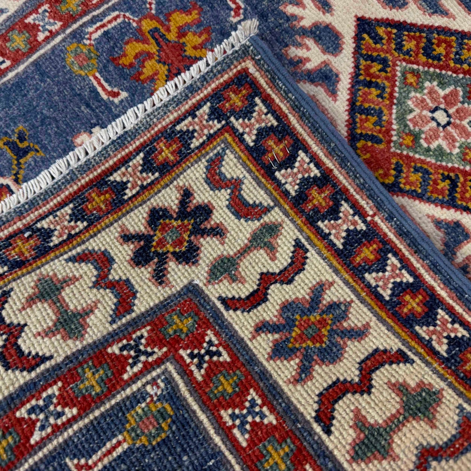 Blue Color Kazak Runner 2' 9" x 9' 7" (ft) - No. G37567