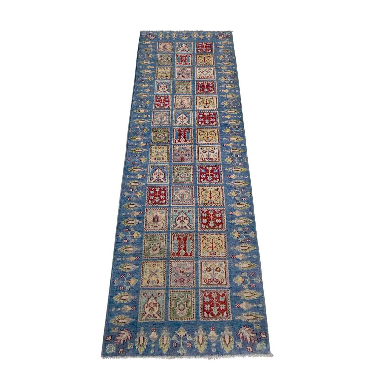 Bakhtiar Handmade Wool Rug Runner 2' 7" x 9' 6" (ft) - No. G37568