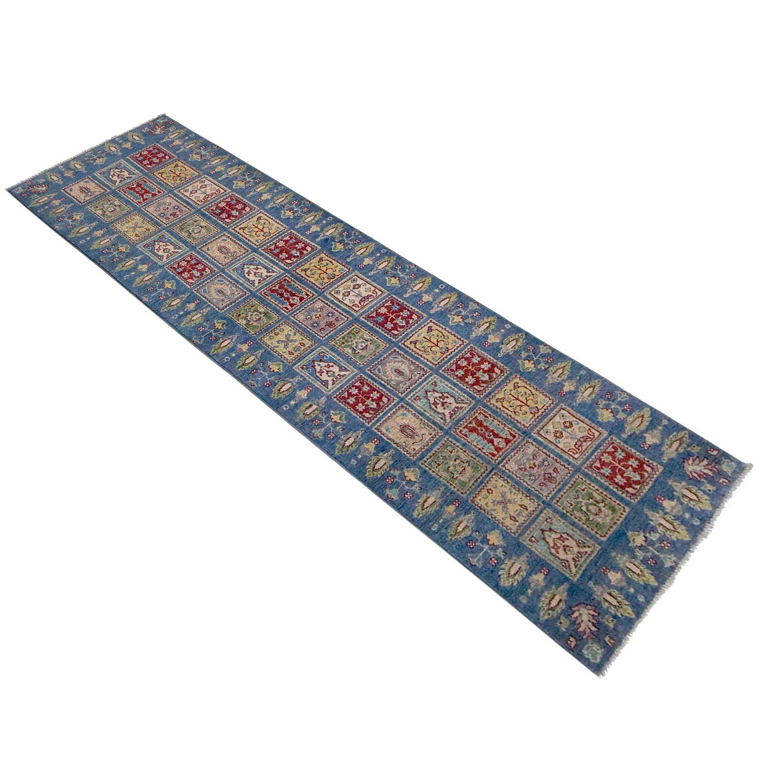 Bakhtiar Handmade Wool Rug Runner 2' 7" x 9' 6" (ft) - No. G37568