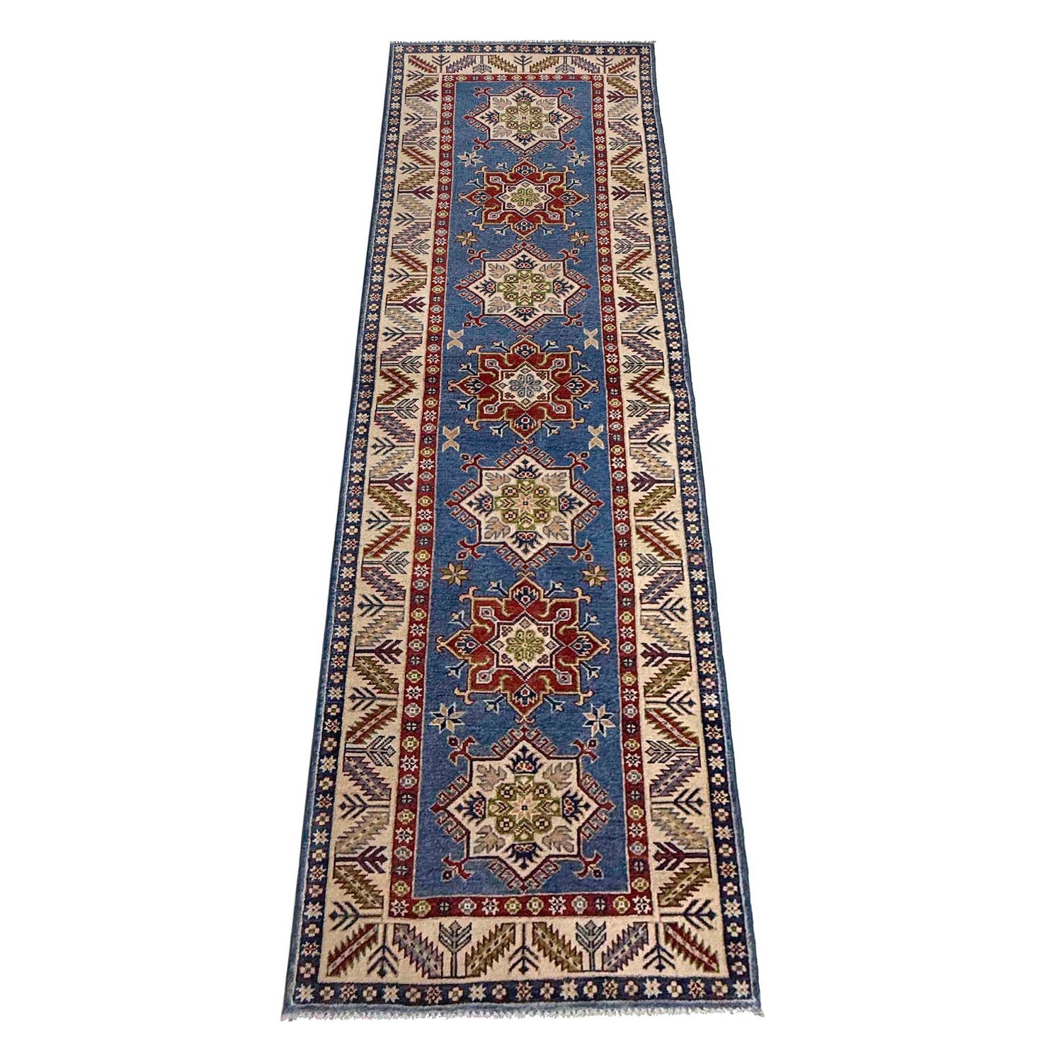 Oriental Kazak Runner 2' 8" x 9' 9" (ft) - No. G37569