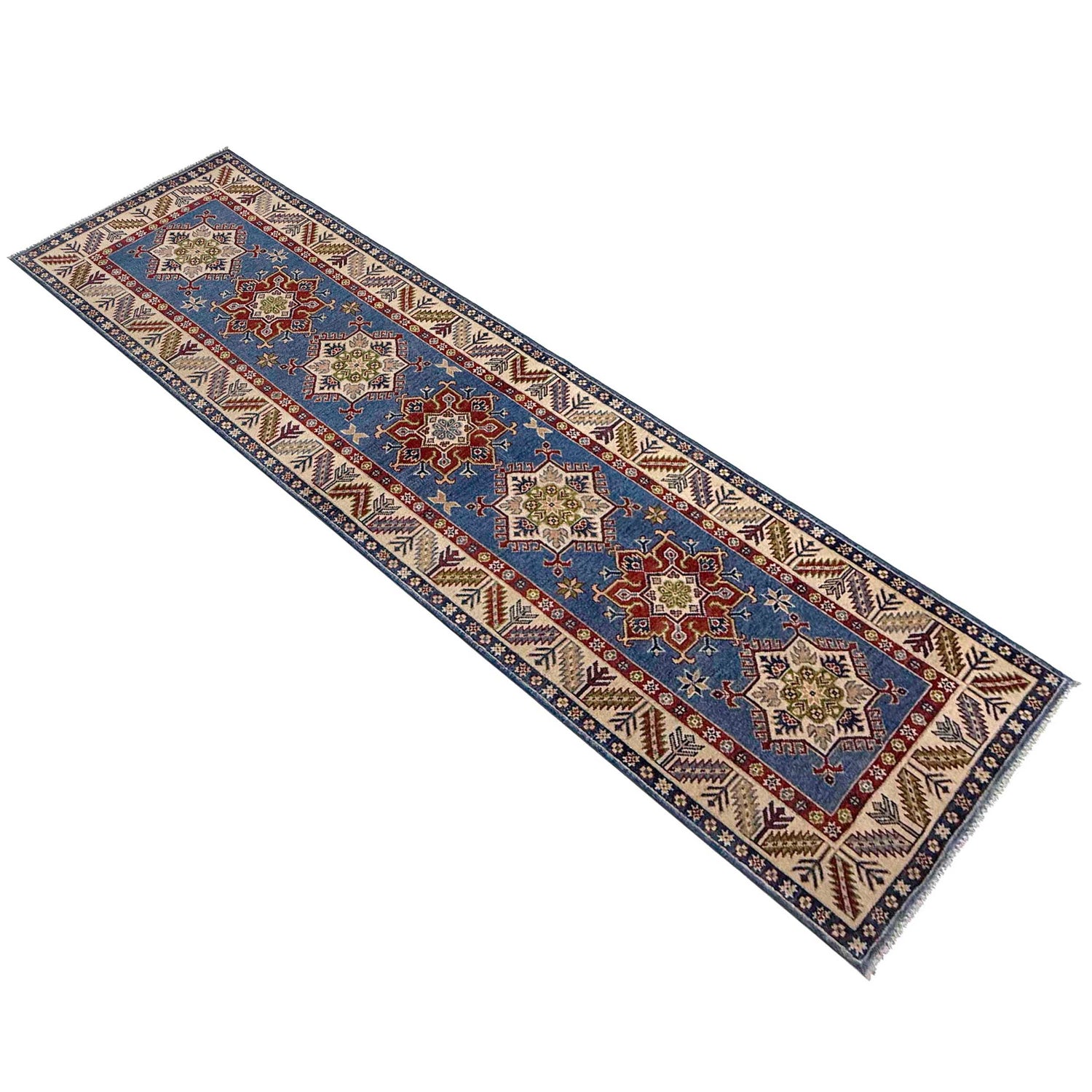 Oriental Kazak Runner 2' 8" x 9' 9" (ft) - No. G37569