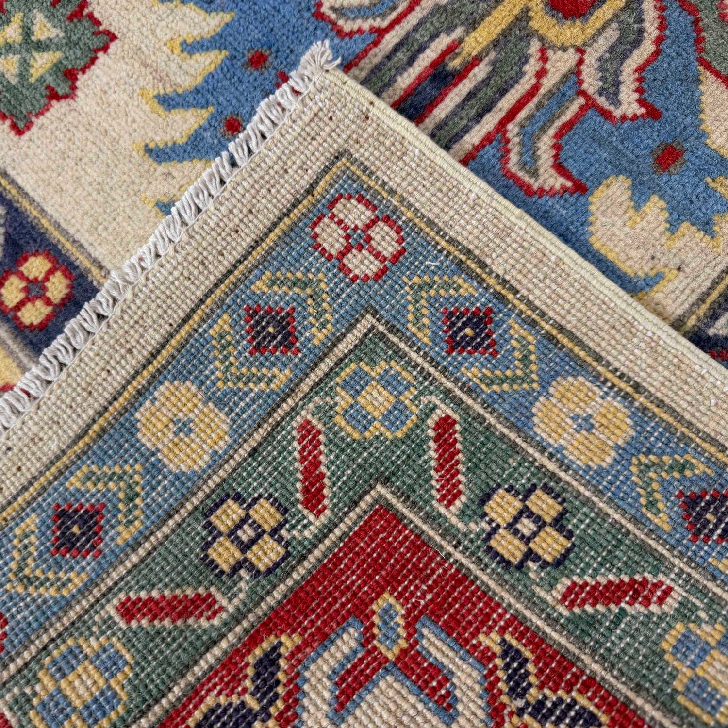 Oriental Kazak Rug 6' 6" x 10' 0" (ft) - No. G37573