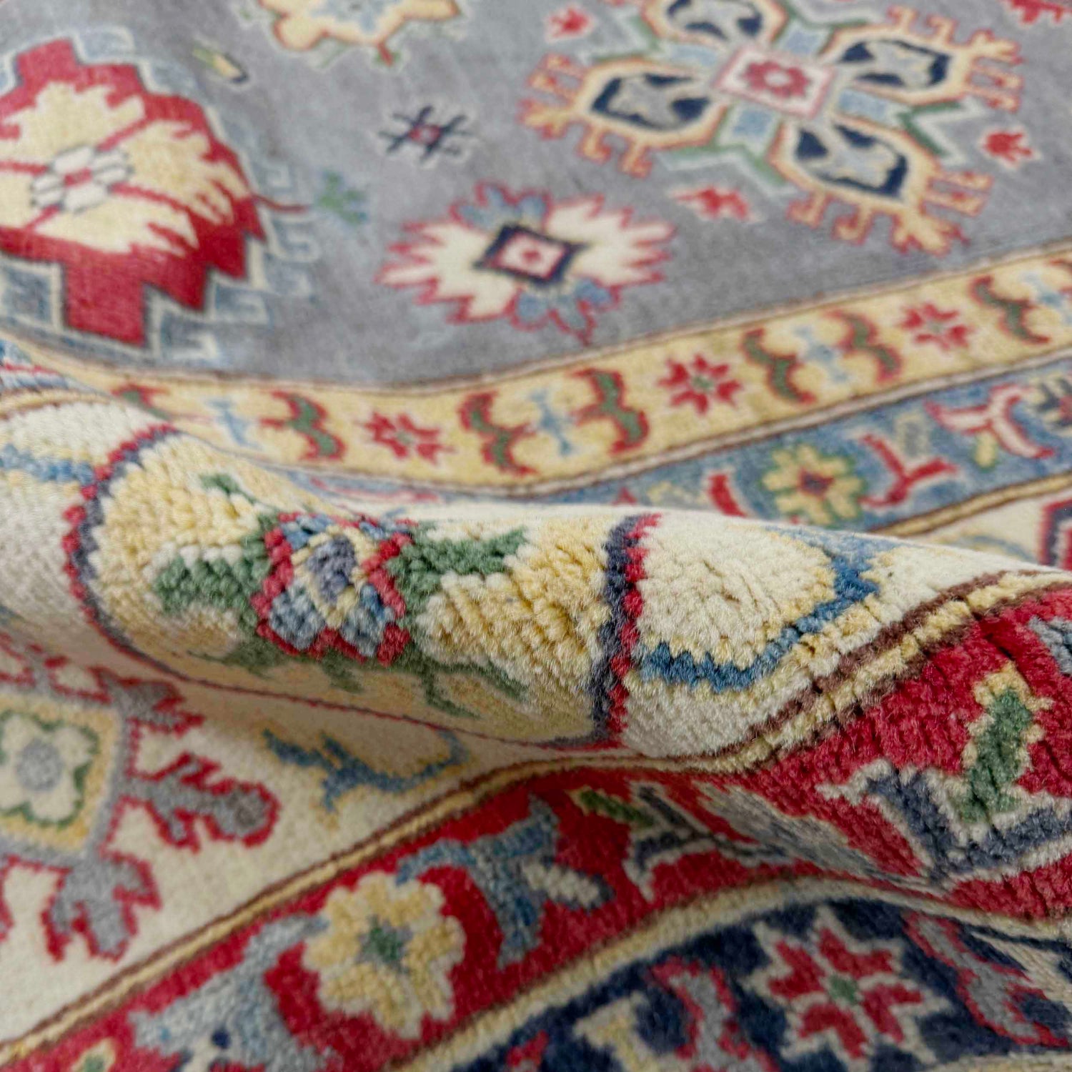 Oriental Kazak Rug 6' 8" x 9' 7" (ft) - No. G37574