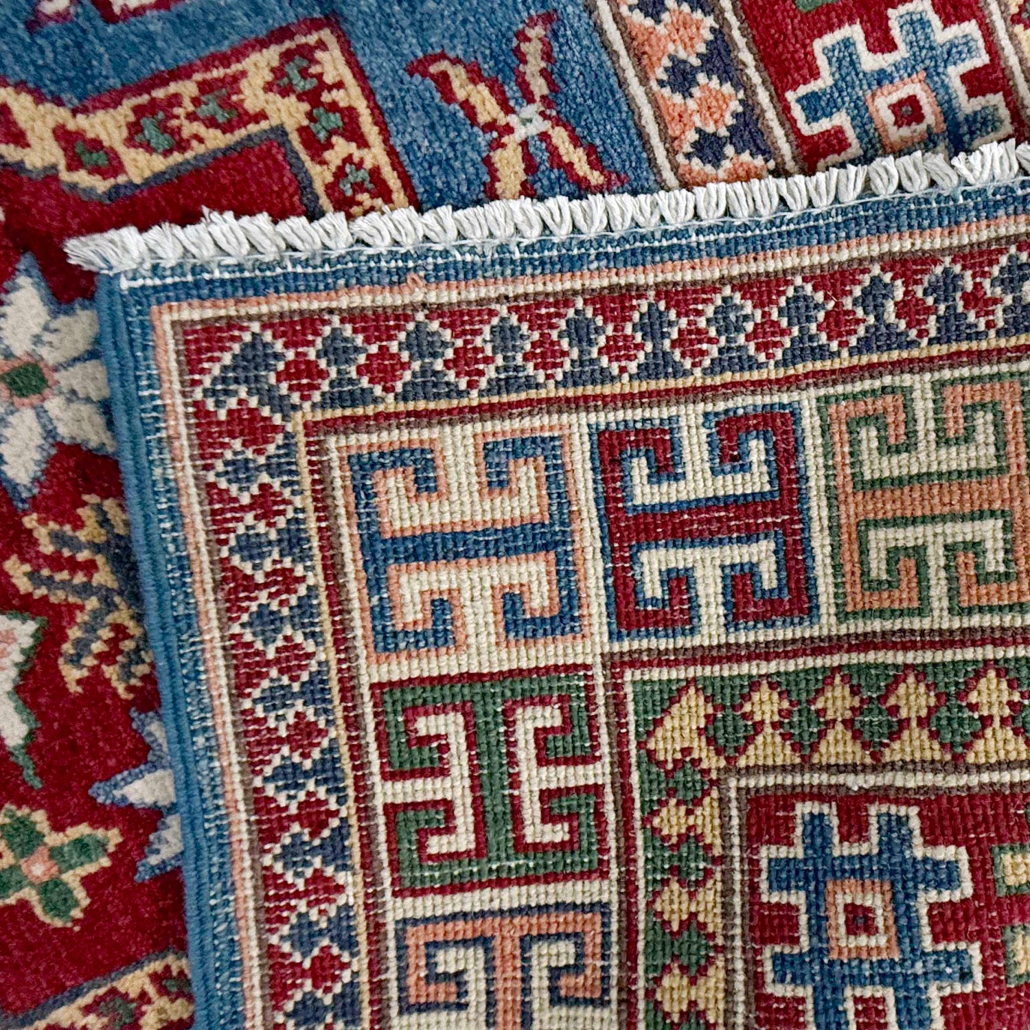 Blue Color Kazak Rug 4' 0" x 6' 6" (ft) - No. G37575