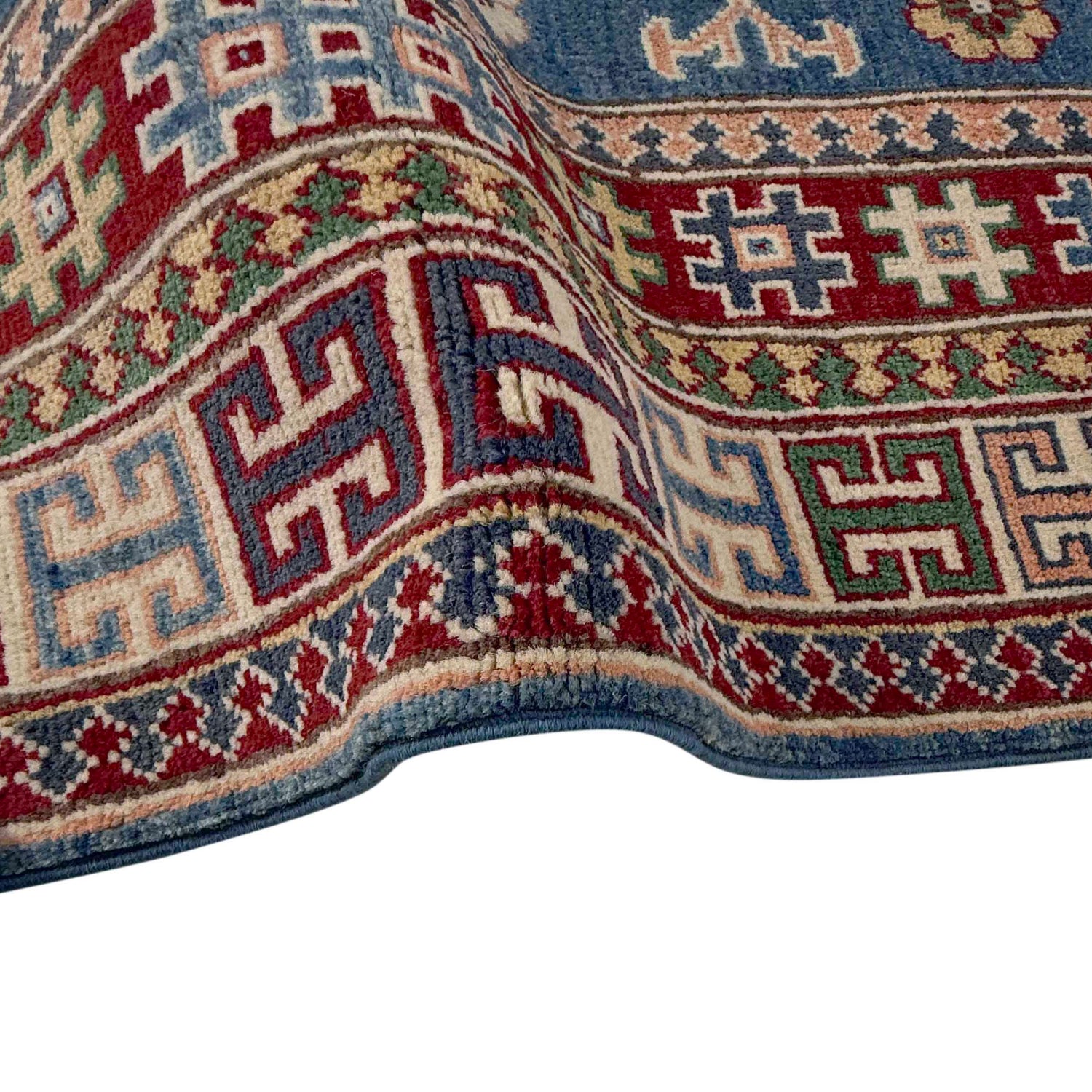 Blue Color Kazak Rug 4' 0" x 6' 6" (ft) - No. G37575