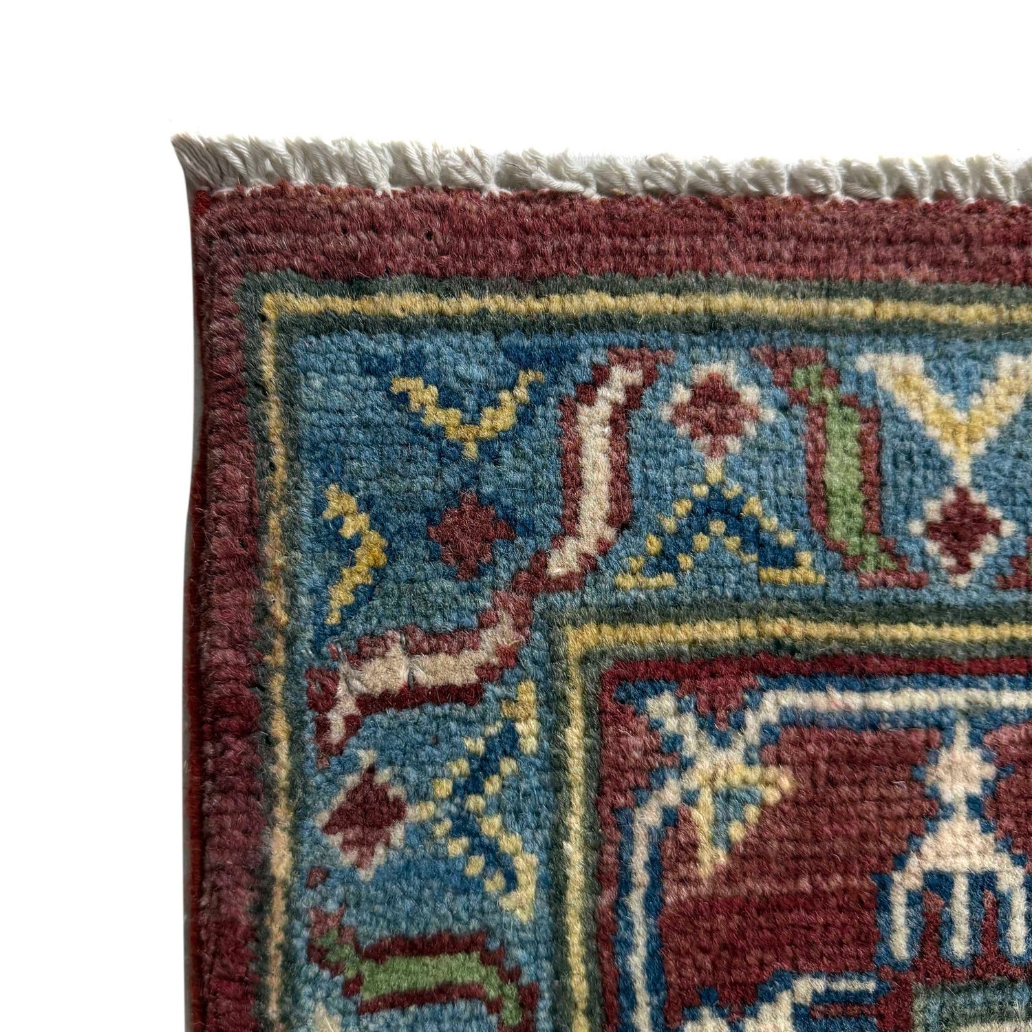 Hand Knotted Kazak Rug 6' 8" x 9' 11" (ft) - No. G37577