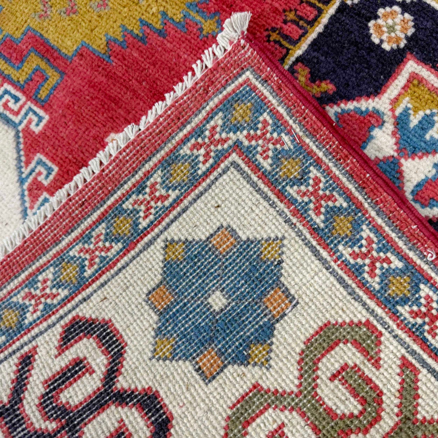 Hand Knotted Kazak Rug 5' 0" x 6' 6" (ft) - No. G37580