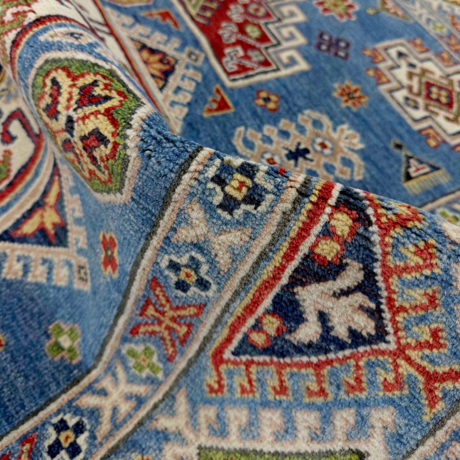 Oriental Kazak Rug 5' 0" x 6' 11" (ft) - No. G37581