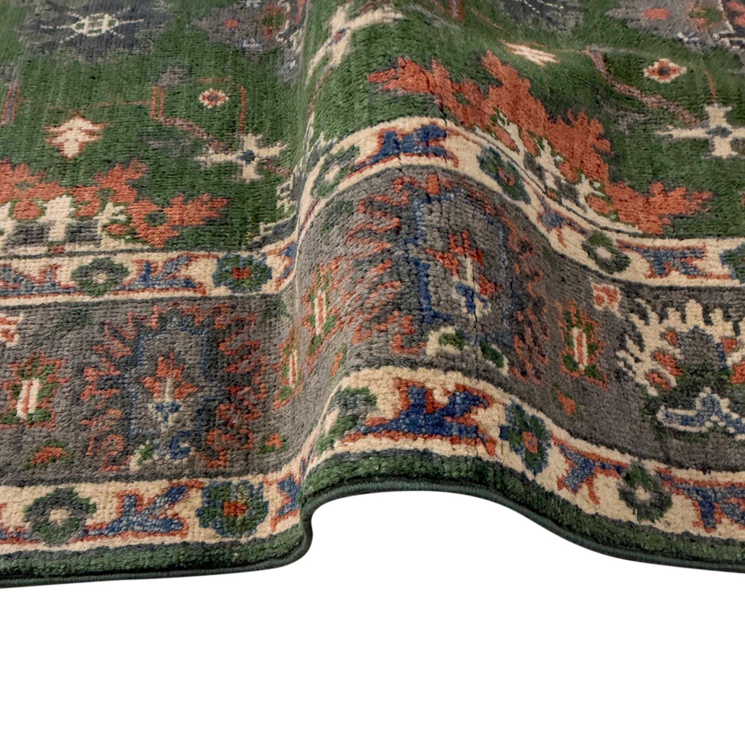 Green Color Kazak Rug 4' 10" x 7' 1" (ft) - No. G37582