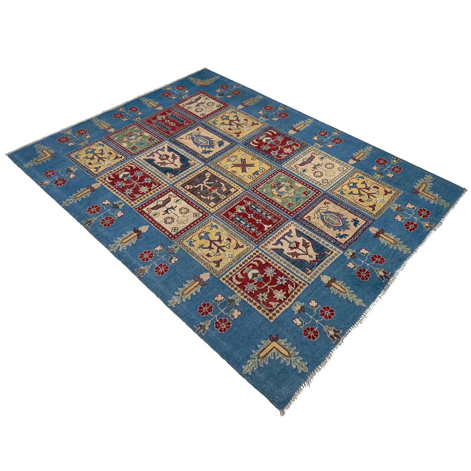 Blue Color Bakhtiar Rug 4' 11" x 6' 6" (ft) - No. G37584