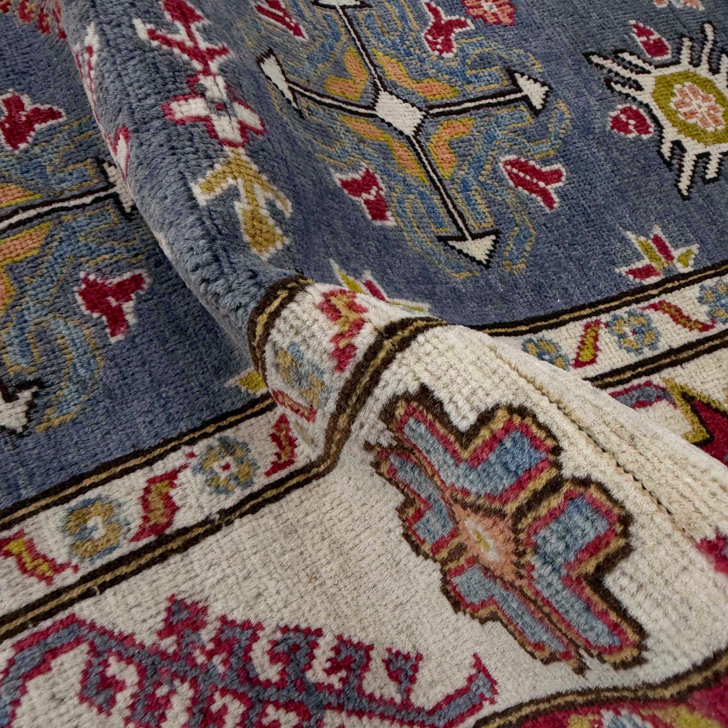 Oriental Kazak Rug 4' 9" x 6' 11" (ft) - No. G37585