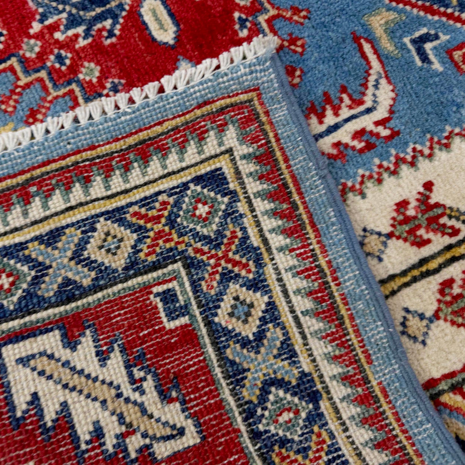 Oriental Kazak Rug 5' 1" x 6' 7" (ft) - No. G37587