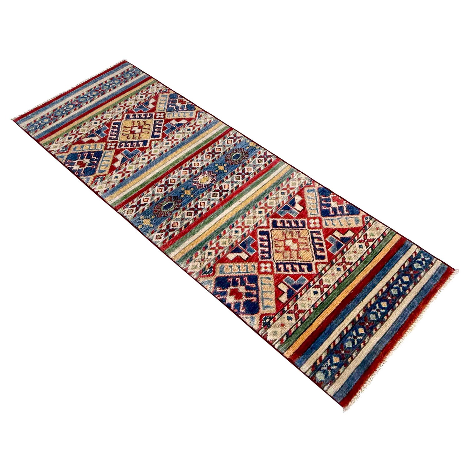 Luxury Khurjeen Qaleen Runner 1' 10" x 5' 10" (ft) - No. G37589