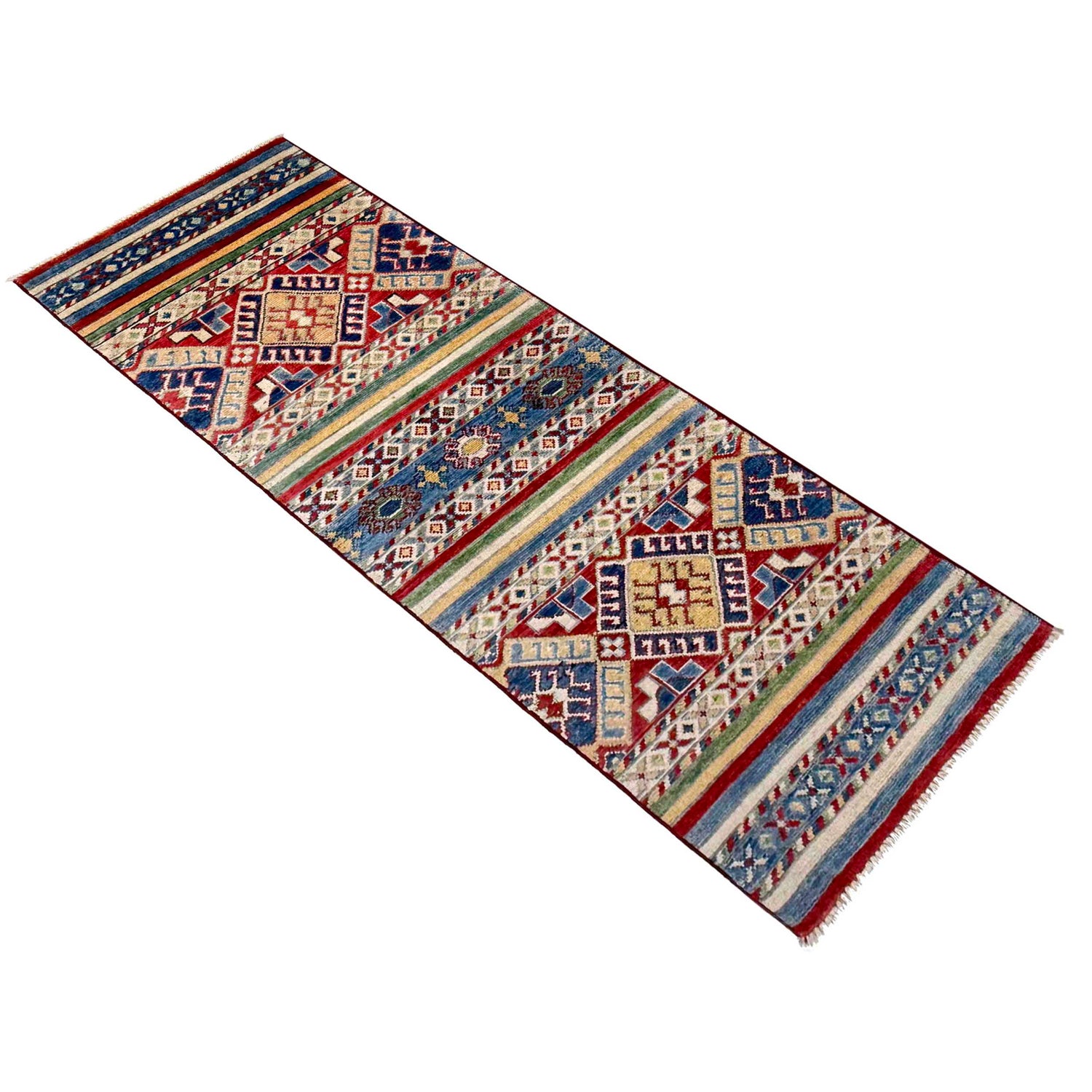 Luxury Khurjeen Qaleen Runner 1' 10" x 5' 10" (ft) - No. G37589