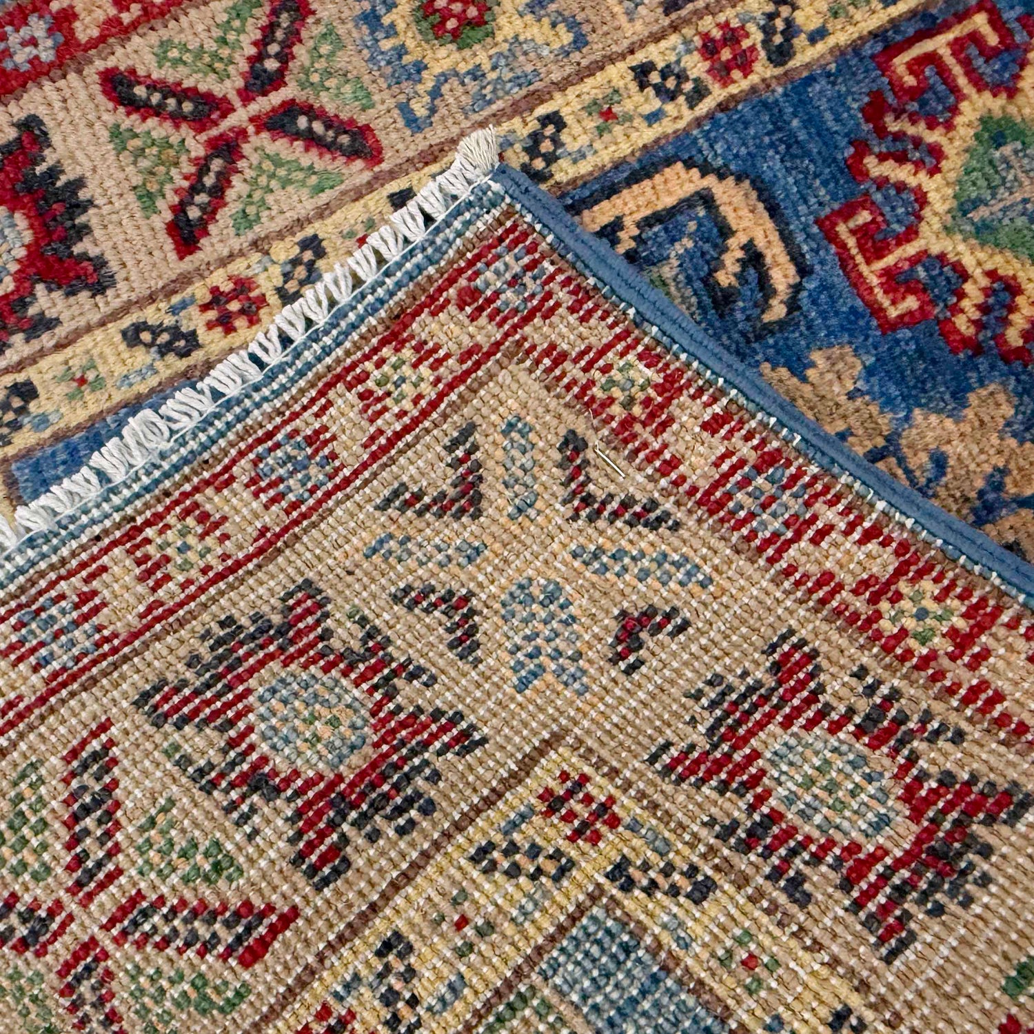 Hand Knotted Kazak Runner 2' 1" x 6' 3" (ft) - No. G37592