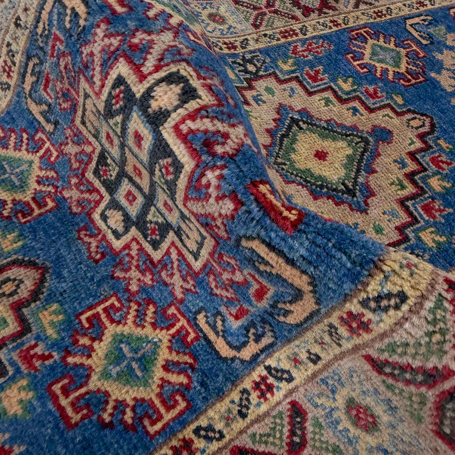 Hand Knotted Kazak Runner 2' 1" x 6' 3" (ft) - No. G37592