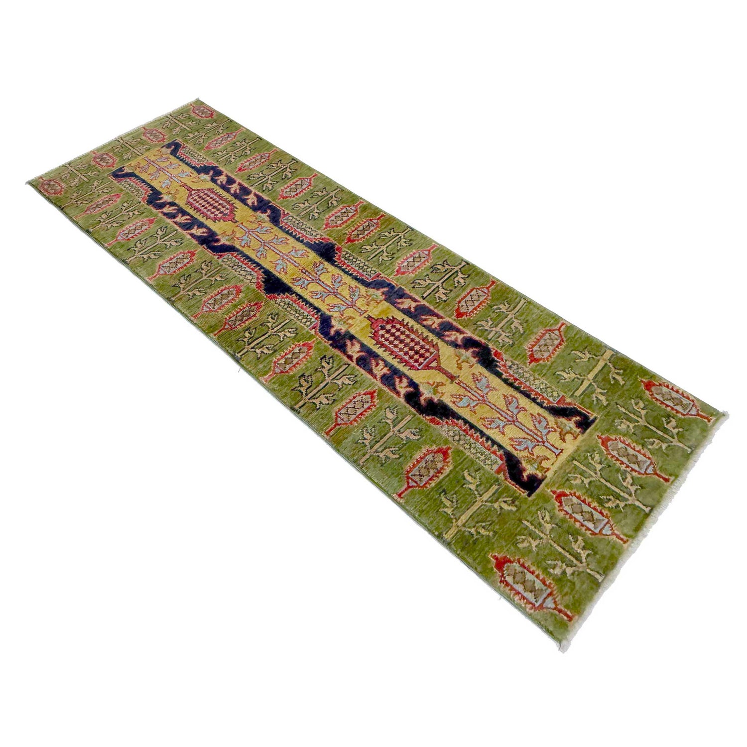 Hand Knotted Kazak Runner 1' 11" x 6' 3" (ft) - No. G37593