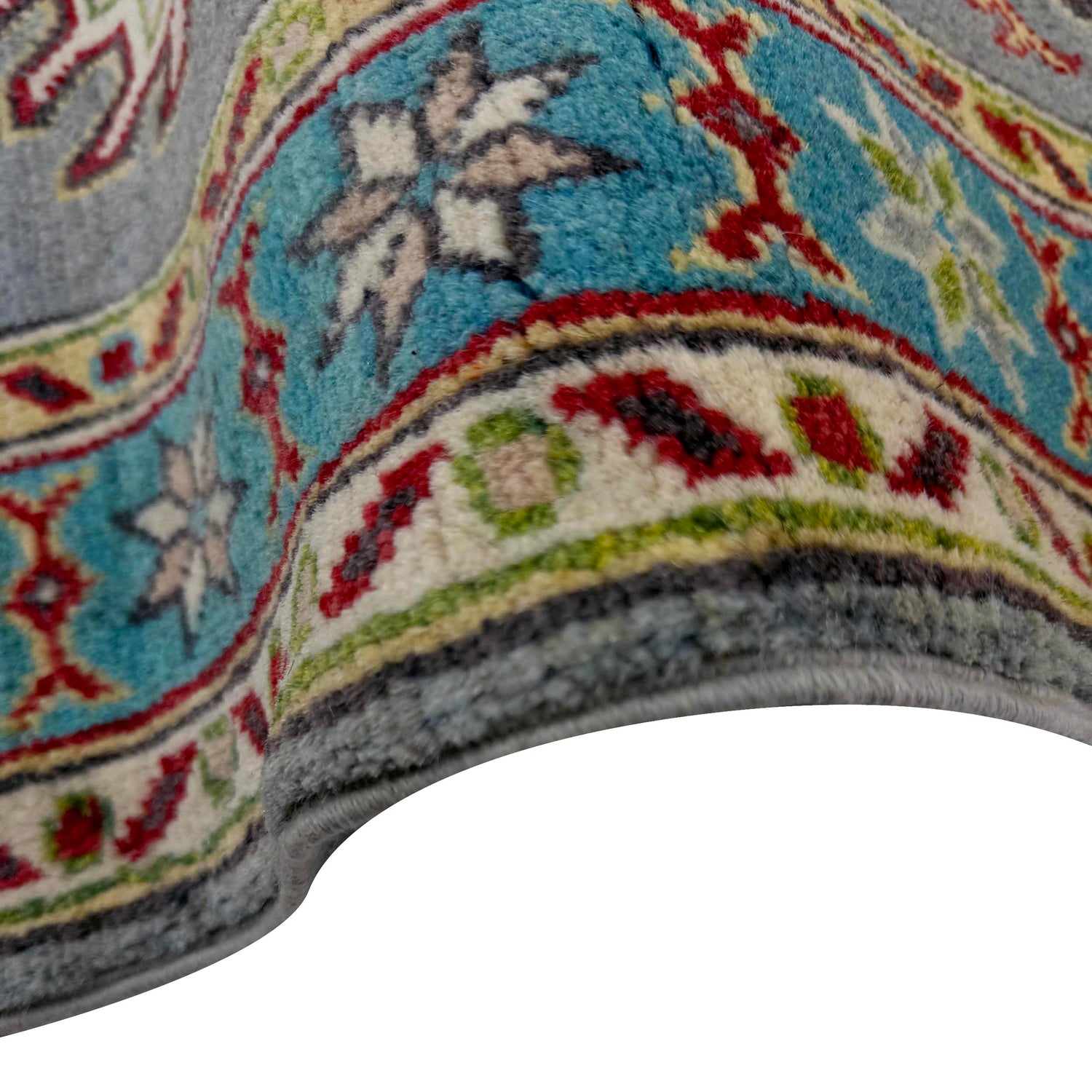 Grey Color Kazak Runner 1' 11" x 5' 7" (ft) - No. G37595