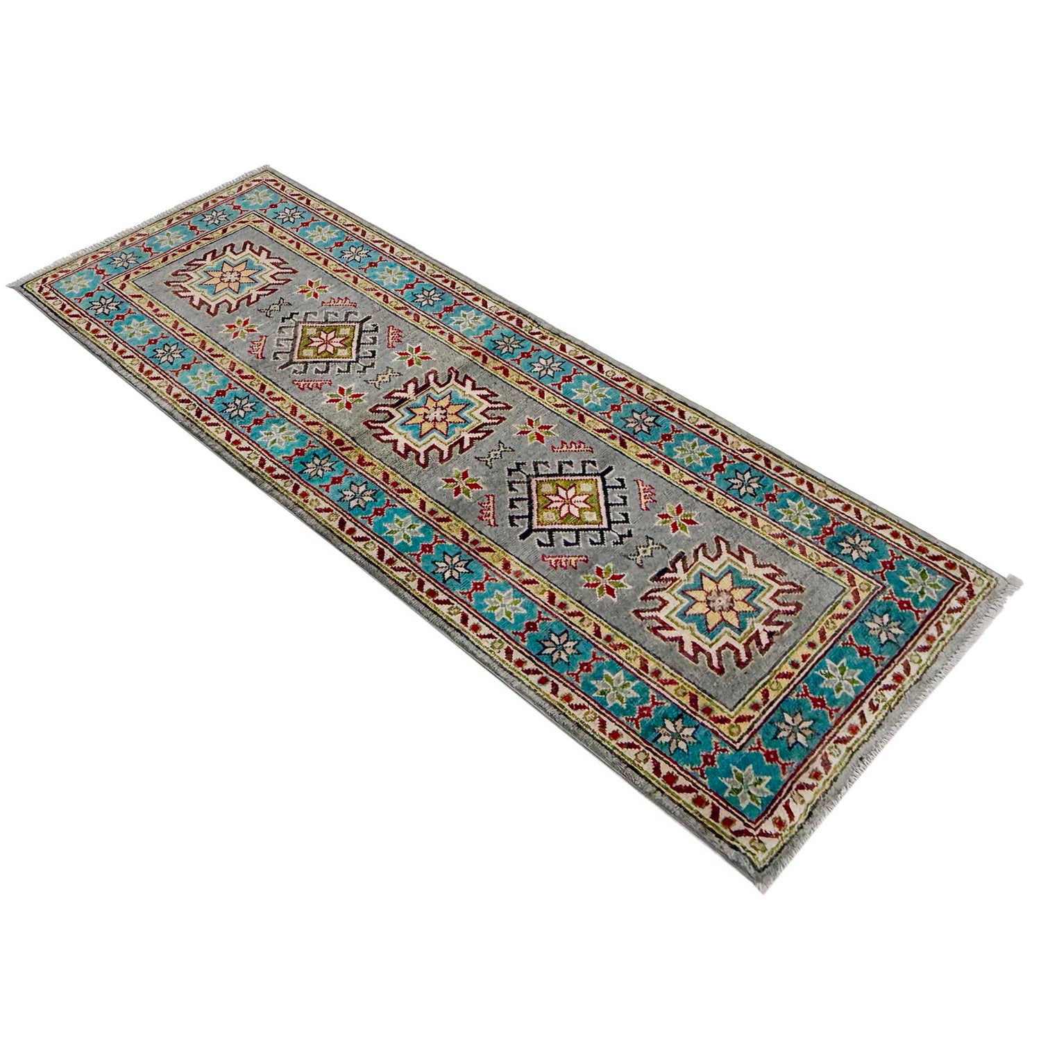 Oriental Kazak Runner 2' 0" x 5' 6" (ft) - No. G37596