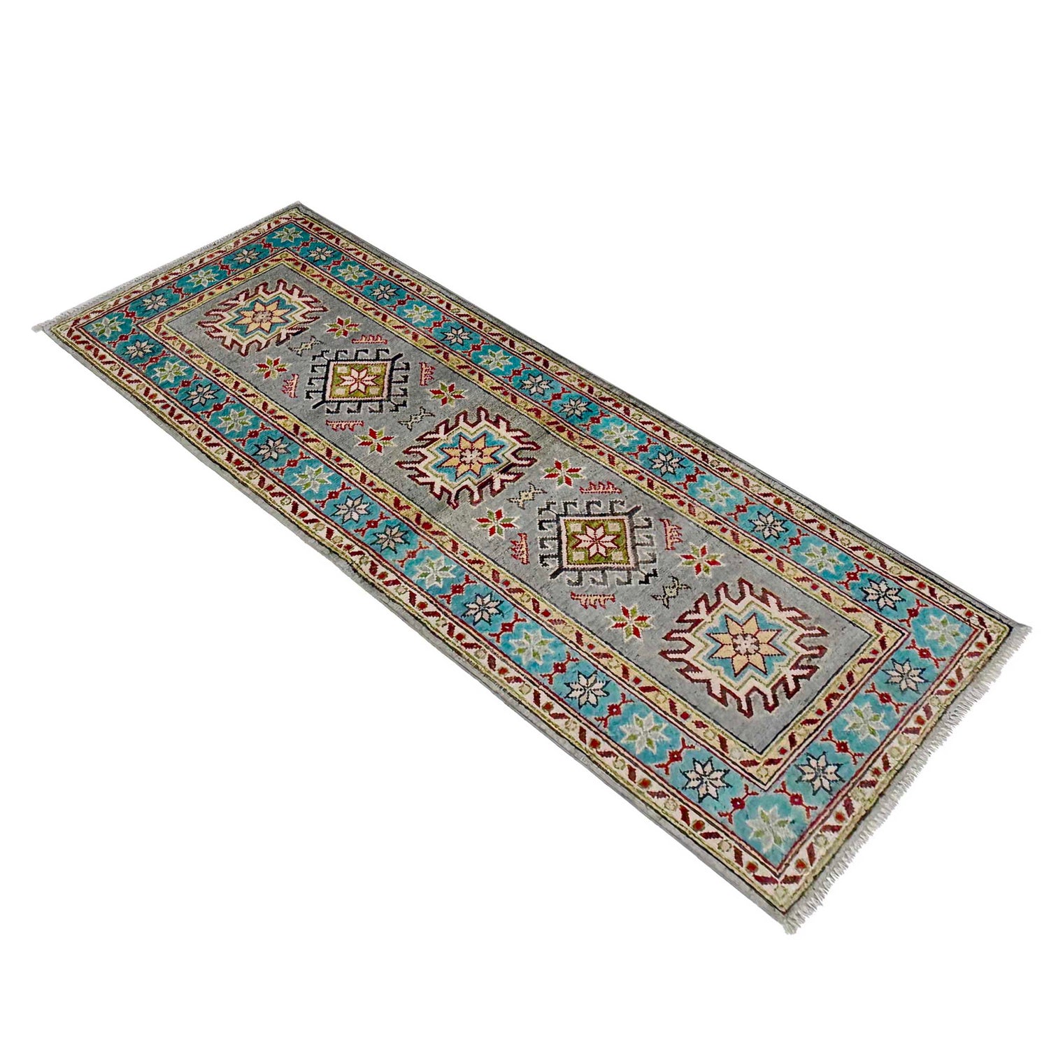 Oriental Kazak Runner 2' 0" x 5' 6" (ft) - No. G37596